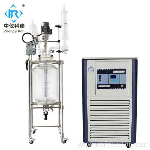 SF-50L Lab anti-corrosion glass Borosilicate Reactor